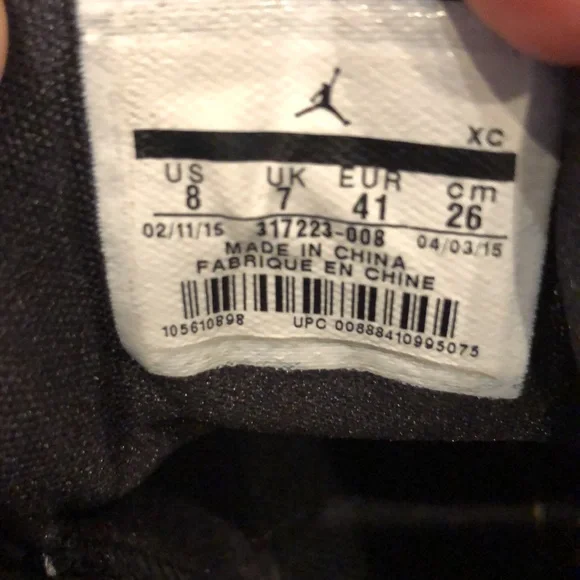 Nike Air Jordan’s mens 8 - Picture 4 of 4